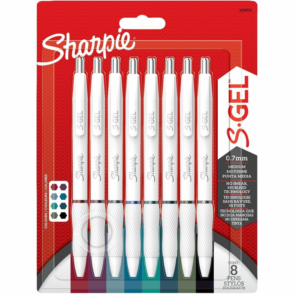 SAN2208551 - The power of Sharpie comes in a gel pen with the Sharpie S-Gel. With no-smear, no-bleed technology and bold ink, this Sharpie pen delivers always-vivid writing. It's a high-performance gel pen with a sleek, professional look that makes it a writing instrument you won't want to loan out. Contoured rubber grip delivers comfortable writing during any task. Sharpie S-Gel offers a smooth writing experience perfect for homes, schools or offices.Rebate: $25 Visa Card with $75 Newell Brands Buy View Rebate Details