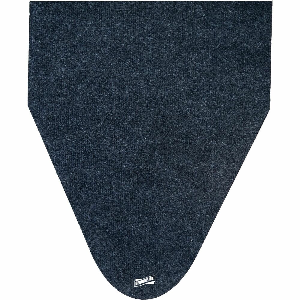 GJO85202 - Carpet Mat absorbs urine splash and protects floors from stains, discoloration and uric acid damage. Anti-slip backing grips floor better to prevent sliding. Once saturated, replace with new one. Urinal mat lasts 4 to 6 weeks depending on usage.