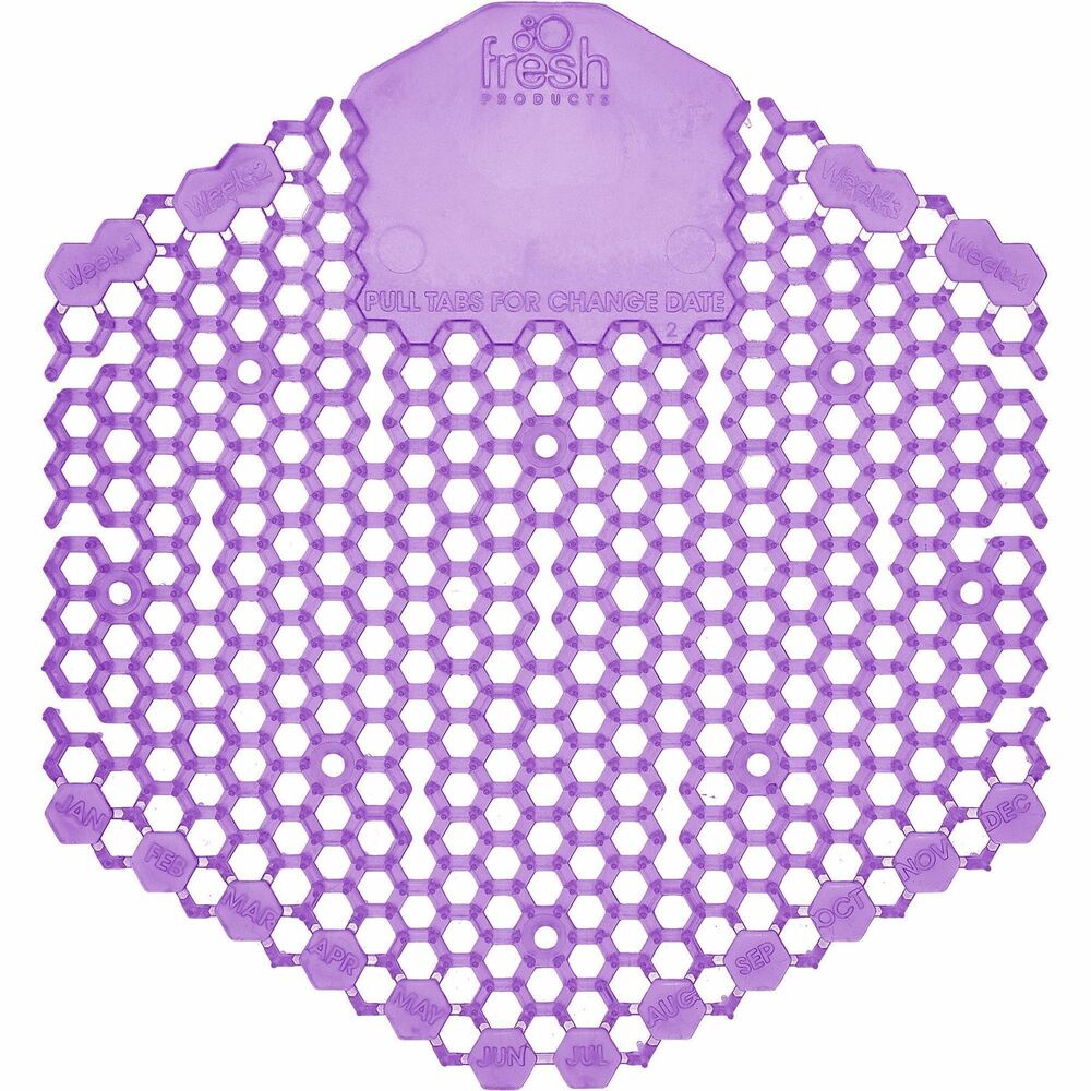 FRS3WDS60LAV - Wave 3D is a 30-day urinal screen that contains three to five times more fragrance than other urinal screens. Patented, two-sided design eliminates 97 percent of urine splash on both sides for error-free installation. Crafted for convenience, simply place the Wave 3D over the drain in the urinal, and you're done. Each screen has a date tab for replacement reminders. It contains beneficial bacteria that consume odors and keep drains clean, clear and smelling fresh with a Fabulous lavender fragrance.