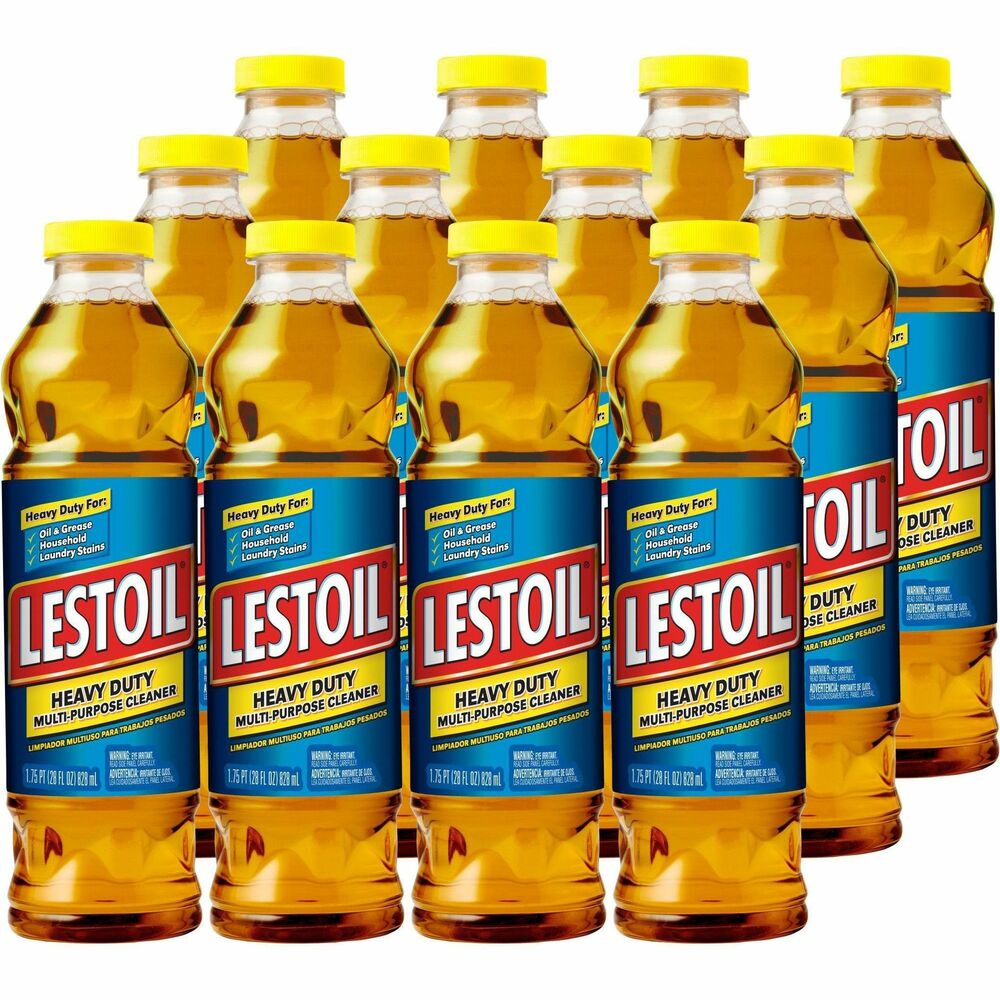 CLO33910CT - Lestoil Heavy Duty Multi-Purpose Cleaner helps you tackle the most stubborn stains, inside and out. This heavily concentrated cleaner powers through water-based and oil-based stains. Use Lestoil on the stains you would usually give up on like scuff marks, paint, grass stains, blood, grease, oil, ink, and even the sticky stuff left behind by sticker and labels. This heavy-duty, multipurpose cleaner is perfect for both soft and hard surfaces like laundry, shoes, carpet, garage floors, counters, linoleum, tile, patios and plastic. This heavy-duty solution will even remove tar and fresh paint. When trying to remove oil, ink, food, grease and grass stains and from clothing, use this cleaner in the laundry. It is ideal for offices, daycare centers, schools, hotels, restaurants and other commercial facilities.