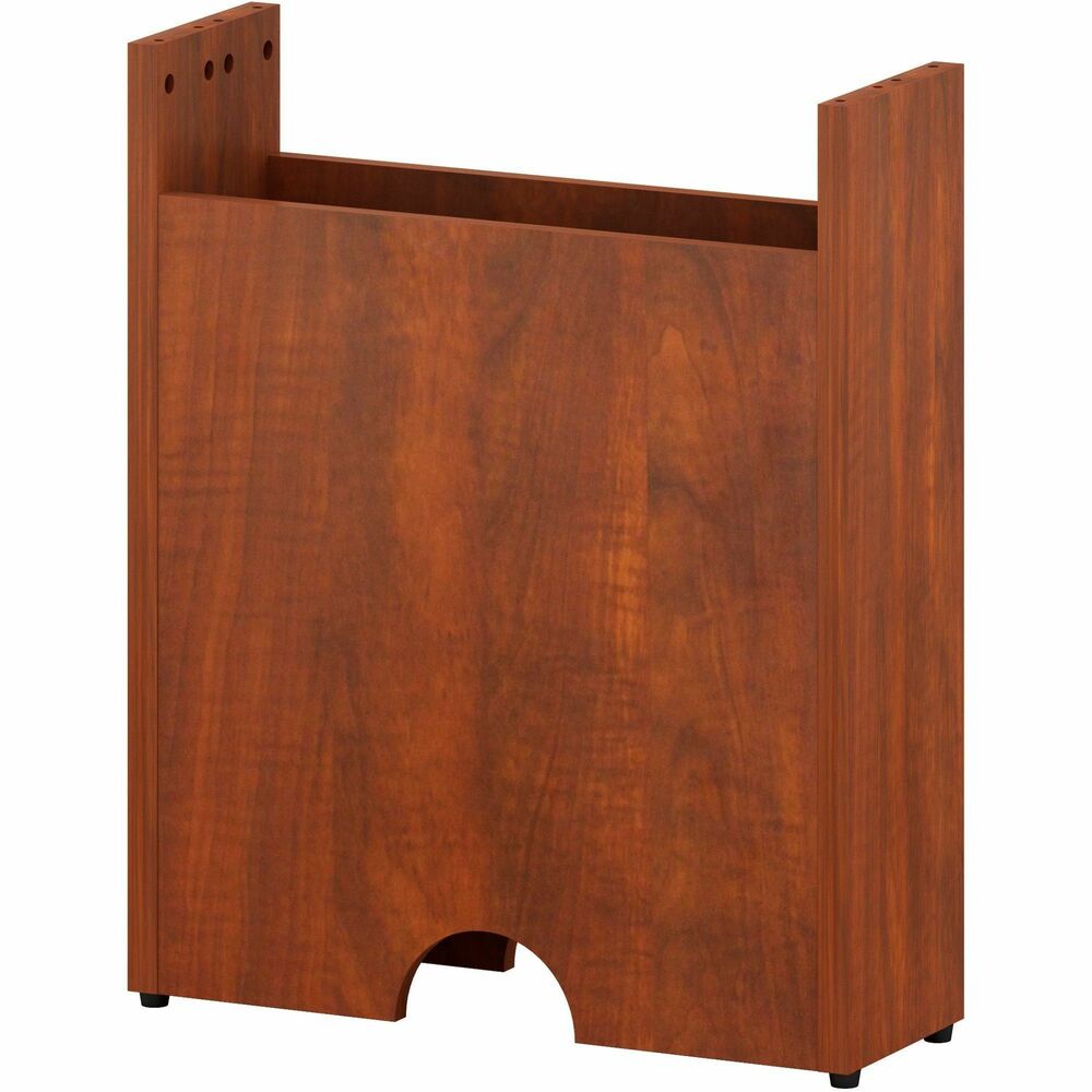 LLR16301 - Modular conference table base supports various configurations with modular conference tabletops to develop your ideal meeting space. Use on its own or with other Lorell Essentials Series Wood Laminate Furniture that offers high-quality laminate construction and a contemporary design. Well-suited for any conference areas, especially in executive offices, tabletops and bases are made with eco-friendly particleboard, laminated melamine finish and 3mm PVC edgebanding. Configure your conference table using the number of end/mid bases according to the size of the conference tabletop you need and whether you include an adder to expand your meeting surface area. A one-piece tabletop uses two bases. A table that uses two tabletops needs three bases. Three-piece tabletop needs four bases. Each top offers a smooth surface with no grommets. Tabletops and bases are sold separately.