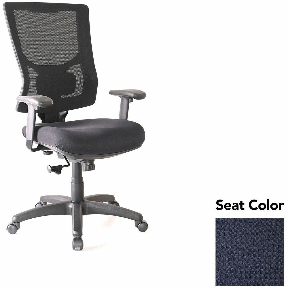 LLR6201866 - Conjure High-Back Swivel/Tilt Office Chair gives you more control with an on-off control level for the swivel tilt mechanism so you can better personalize it according to your body type. Adjust the height of the built-in ratchet back and lumbar support. High-strength mesh upholstery covers the back for breathable, cradling comfort. Arms adjust in height and width and are cushioned with soft polyurethane pads. Seat lets you sink into thick, polyurethane molded foam for more support throughout the workday. Other functions include tilt tension adjustment and 360-degree swivel. Reinforced nylon base is equipped with nylon casters for easy mobility. Weight capacity is 275 lb.