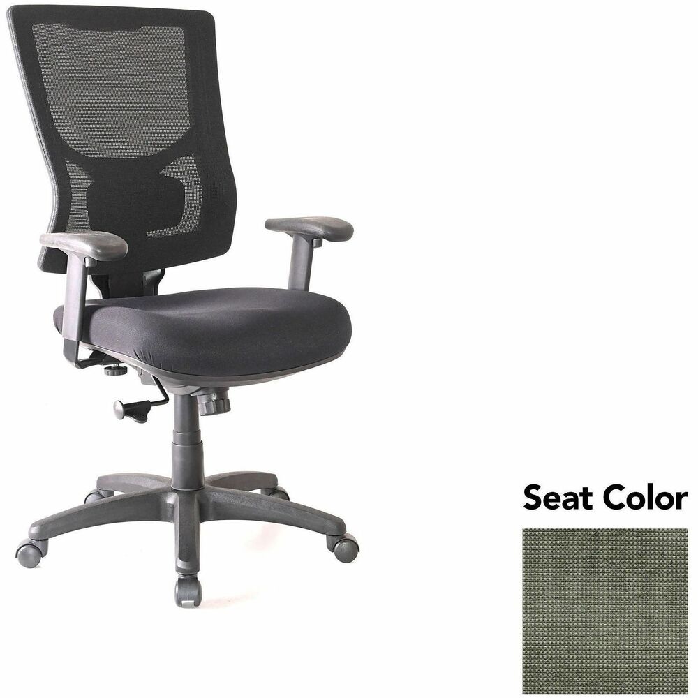 LLR6201885 - Conjure High-Back Swivel/Tilt Office Chair gives you more control with an on-off control level for the swivel tilt mechanism so you can better personalize it according to your body type. Adjust the height of the built-in ratchet back and lumbar support. High-strength mesh upholstery covers the back for breathable, cradling comfort. Arms adjust in height and width and are cushioned with soft polyurethane pads. Seat lets you sink into thick, polyurethane molded foam for more support throughout the workday. Other functions include tilt tension adjustment and 360-degree swivel. Reinforced nylon base is equipped with nylon casters for easy mobility. Weight capacity is 275 lb.