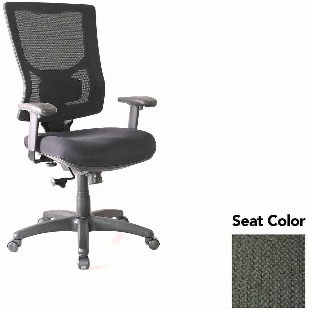 LLR6201867 - Conjure High-Back Swivel/Tilt Office Chair gives you more control with an on-off control level for the swivel tilt mechanism so you can better personalize it according to your body type. Adjust the height of the built-in ratchet back and lumbar support. High-strength mesh upholstery covers the back for breathable, cradling comfort. Arms adjust in height and width and are cushioned with soft polyurethane pads. Seat lets you sink into thick, polyurethane molded foam for more support throughout the workday. Other functions include tilt tension adjustment and 360-degree swivel. Reinforced nylon base is equipped with nylon casters for easy mobility. Weight capacity is 275 lb.