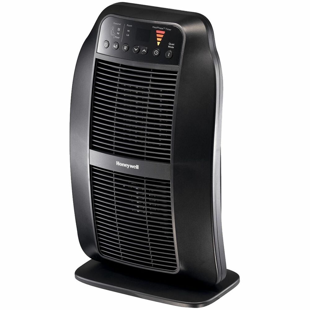 HWLHCE840B - A Smarter Way to HeatThe newly released Honeywell Heat Genius Ceramic Heater has been designed with six customized heat settings that will allow for the maximum in comfort. The intelligent and powerful ceramic heating capabilities will invite owners to heat their surrounding area with the touch of a button. This ceramic heater offers the maximum in peace of mind and is equipped with multiple safety features such as a tip over switch, overheat protection, high quality plastics and cool touch housing. The addition of the new HeatPhase Timer and Quiet Mode setting offer power, safety and all-in-one heating capability. This allows for a truly versatile heating experience that can be implemented in any number of settings.Safety Matters: A Honeywell Standard for Safe HeatingThe Safety Matters program is constantly evolving to ensure that Honeywell Heaters are built with innovative, tried and tested safety features. The Honeywell Heat Genius Ceramic Heater comes equipped with a series of these safety enhancements. 360° tip over protection means that your heater will promptly shut off when tipped over on its side, back or front. The Heat Genius Ceramic Heater also includes overheat protection that will immediately turn off the unit once it reaches an unsafe internal temperature. The addition of cool house touching provides a safe means of accessing or maneuvering your portable heater into another room. The sum of these Safety Matters enhancements ensures peace of mind when operating your Honeywell Heater.