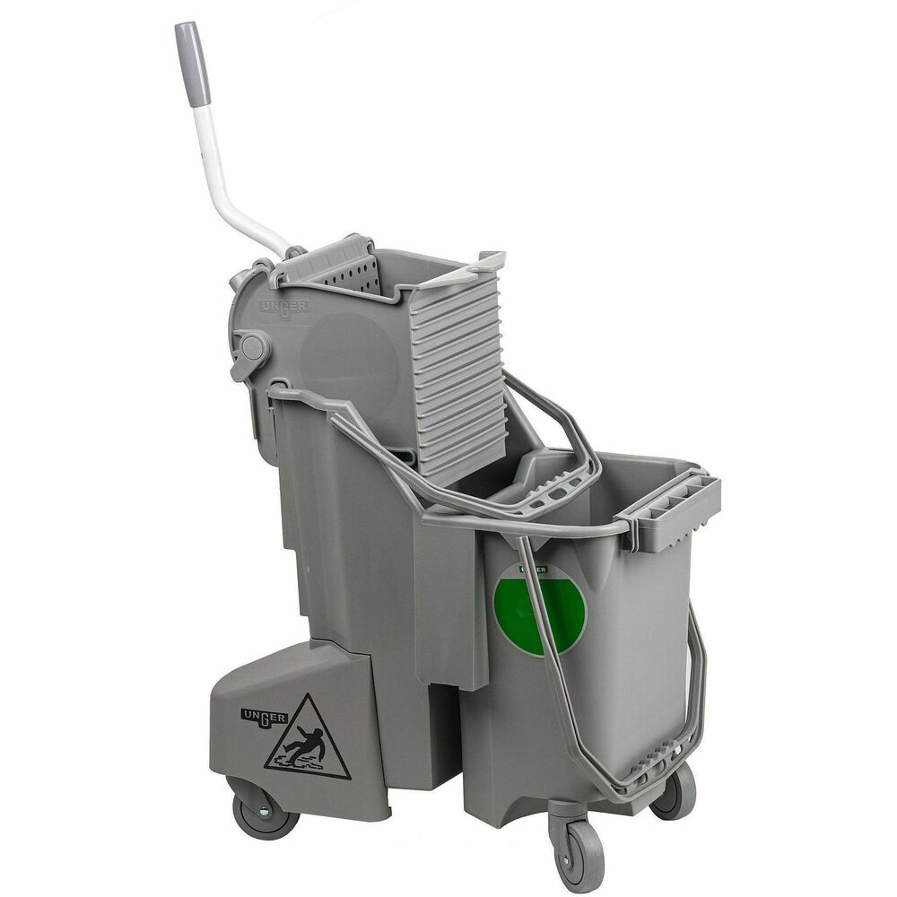 UNGCK047 - Desk & Table Cleaning Kit minimizes the spread of infectious diseases by helping you maintain clean frequently used surfaces. Microfiber mopheads help reduce 96 percent of surface bacteria while also using less chemicals. Dual-compartment bucket separates clean from dirty solution to ensure you use clean solution every time. Color-coded cleaning tools help prevent cross-contamination and ensure correct use. Efficient, high-quality tools expedite your cleaning process to allow more cleanings per day. Cleaning kit includes dual-compartment mop bucket, EZ flat mop holder, Henry's Handi Handle and two SmartColor Micro Mops 7.0.