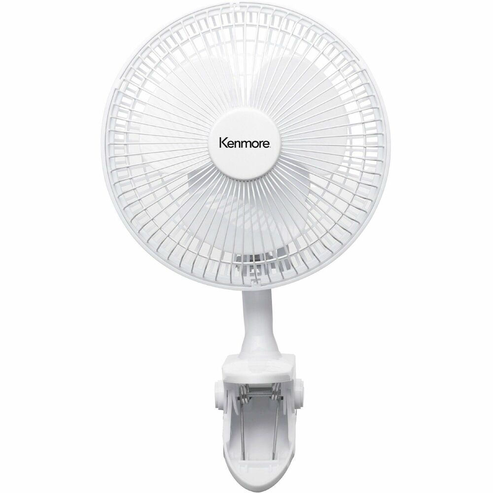 ESMKM60032WH - 6" Clip-On Fan provides up-close cooling with two speeds to satisfy individual needs. Small fan diameter takes up limited space of desks, tabletops and more. It's ideal for the office, home and dorm.