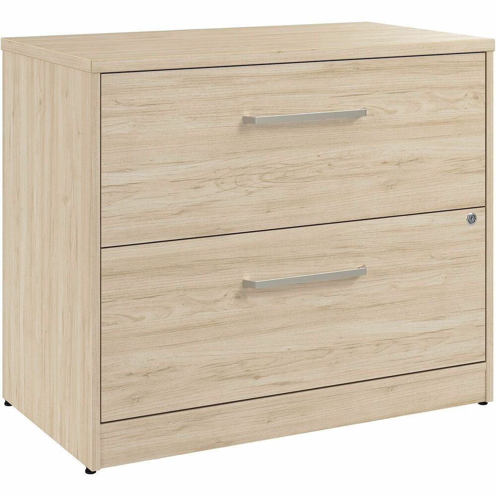 BSHVSF136NESU - Vista 2-Drawer Lateral File Cabinet keeps your documents and essentials organized and clutter-free for efficient storage. Finish on all sides allows flexible configurations ideal for open area offices. Durable, 1" thick top supports materials and equipment with its 200 lb. capacity. Thermally fused laminate surface protects against scratches, stains and other cosmetic damage. Open-Safe Drawers extend one at a time for maximum stability on any surface; each drawer supports up to 70 lb. File drawers with brushed nickel pulls open on smooth, full-extension, ball-bearing slides for easy access to legal/letter/A4-size paperwork. Single lock secures both of the filing cabinet's drawers to safely organize sensitive documents. Thoughtfully designed for maximum stability, lateral file also includes an optional wall anchor. Included adjustable levelers compensate for uneven flooring. Lateral file meets or exceeds ANSI/BIFMA x5.5 commercial test standards.   