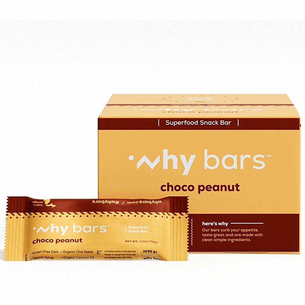 WHYWB2 - Curb your appetite with these superfood snack protein bars made with simple, clean ingredients to fuel your day. They let you focus on your activity instead of your hunger with a balanced, portable food option that tastes great and sustains your energy level between meals. Their simple plant-based ingredients provide healthy energy for active lifestyles. Each organic, vegan bars are dairy-free, certified gluten-free, non-GMO and soy-free. They come individually wrapped so you can throw one into your bag for a healthy, filling snack before or after a hike, run, workout or practice. Bars come in an easy-to-open display box.