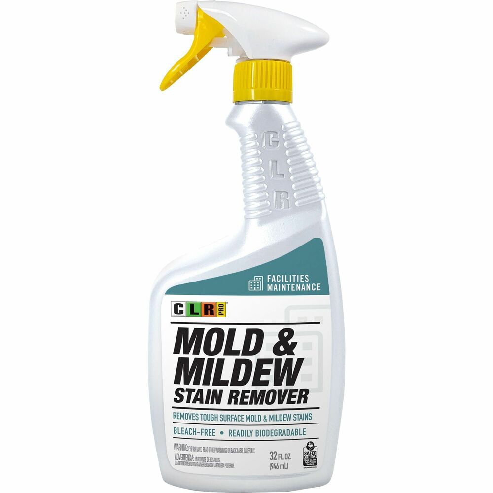 JELFMMMSR326P - Mold & Mildew Foaming Stain Remover quickly removes tough surface mold and mildew stains on a wide variety of surfaces throughout the home. It works on surfaces including ceramic tile, baseboards, fabrics, glass, brick, concrete, natural stone, laminated countertops, fully cured and oil-based painted surfaces, hard plastics, automobile tires, wood, grout and fiberglass. Bleach-free stain remover features a foam sprayer for a more direct application, preventing splashback and spores from spreading in the air. Stain remover is part of EPA's Safer Choice Program as a safer alternative to traditional chemicals. Do not use on metals or finishes, especially stainless steel appliance exteriors.