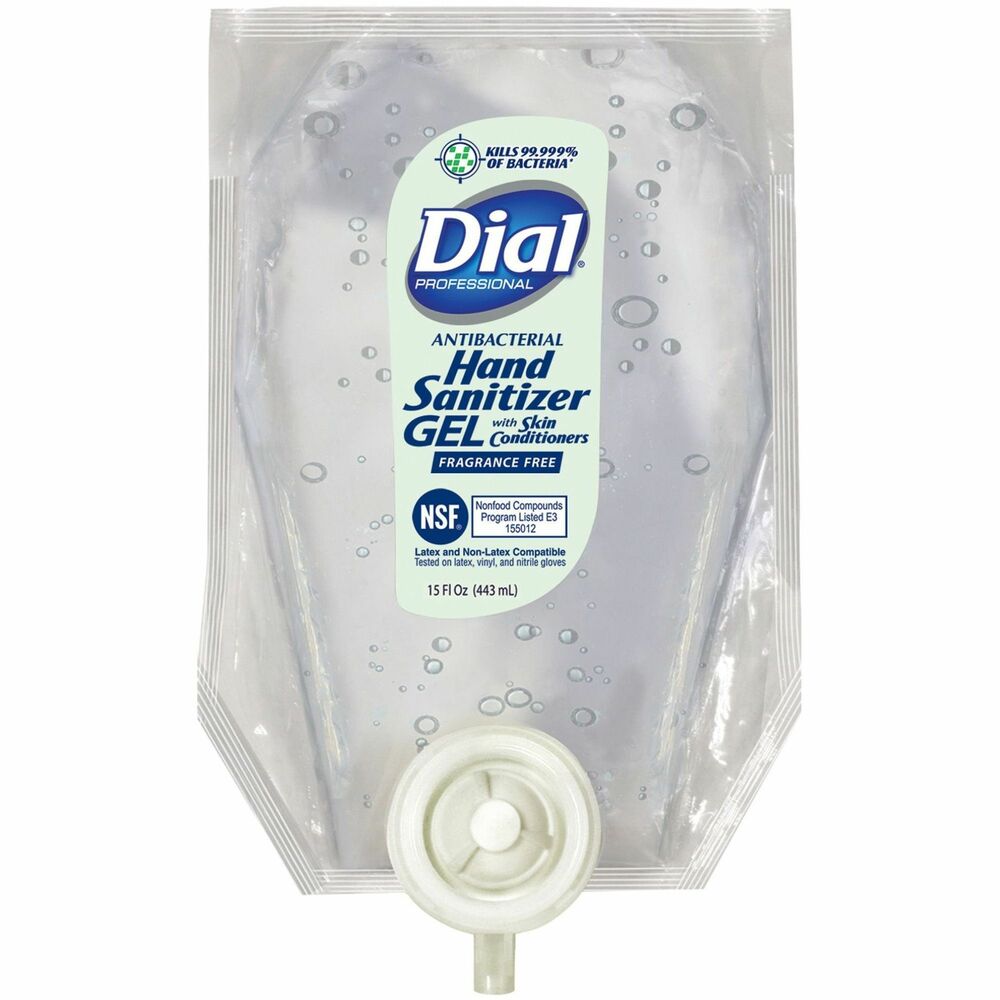 DIA12258CT - Versa Direct Connect Antibacterial Gel Hand Sanitizer conveniently and effectively kills 99.999 percent of pathogenic bacteria encountered in away-from-home settings in as little as 15 seconds. Dermatologist-tested, hypoallergenic formula is free of fragrances and dyes. Hand sanitizer contains skin conditioners that are gentle on hands even after repeated use. Formula is tested and compatible with latex, vinyl and nitrile gloves. It is NSF E3 listed in the Nonfood Compounds Program. Refill is compatible with Versa Direct Connect Pouch Dispensers (not included).
