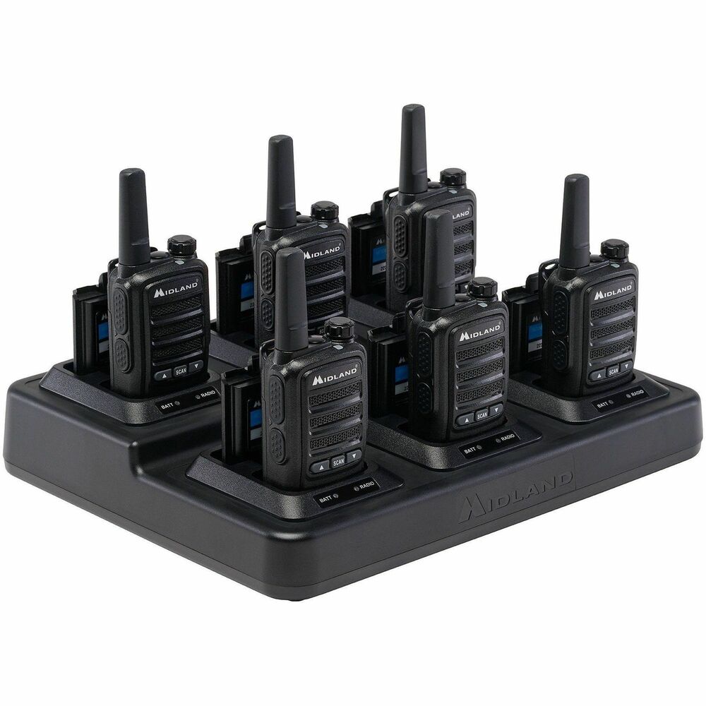 MROBR10X6 - Maintain constant, clear communication throughout your business using the BR10 License-Free Business Radio. It uses 2 Watts of power and rechargeable. Lithium-ion batteries hold a charge of 1,800 mAh. Die-cast metal frames provide incredible durability and resistance to drops and other damage. Easily use your PC to program custom messages for you and your team. Built-in flashlights allow communication in and easier access to darker areas of the workplace. Set of radios comes with a gang charger to charge to all radios at once.