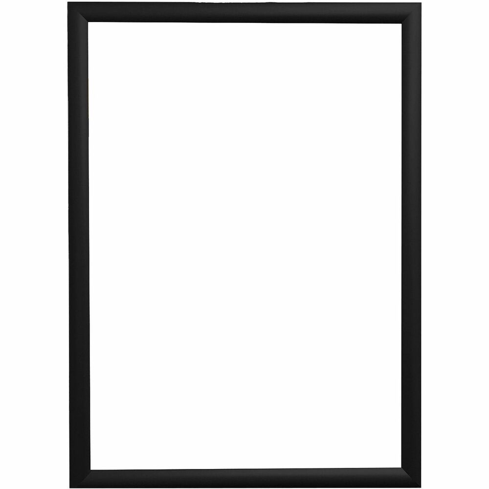 DEF690001B - Wall-Mount Snap Frame effortlessly displays messages and graphics. Front-loading frame offers hassle-free graphic replacement. Simply flip open all four sides, insert your graphic and snap closed. Your inserts remain secure with a clear, plastic print protector. Lightweight, satin aluminum frame offers an attractive, contemporary look and can hang vertically or horizontally. Mounting hardware includes four screws and four anchors. 