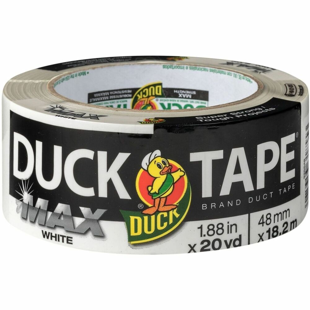 DUC241620 - Designed to maximize duct tape's three interlocking layers, Max Strength Duct Tape delivers strong adhesion and holding power to everything from wood, masonry, plastic and glass. Whether you're a pro on the construction site or a DIYer in need of something stronger, tape is both easy to tear and tough enough for all your repair needs. It is also great for hanging plastic sheeting, sealing, bundling and waterproofing. This heavy-duty duct tape protects your surfaces while giving you long-lasting repairs.