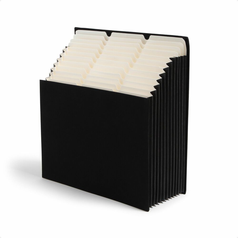 SMD70227 - Subtle and sophisticated storage-the Smead Stadium File provides innovative upright document organization with a refined touch. Its patented tiered tabbed pockets keep every tab visible at a glance, so you can quickly and easily locate important documents, making it a perfect desk organizer. The durable reinforced expandable gussets provide added stability and room to accommodate growing files. Perfect for taming clutter on your desk, counter, or shelf, this sleek file organizer adds decorative neutral accents to any office or home. Measuring 12.75" x 13.75" and expanding up to 11.75" , it offers a spacious solution for keeping your desk organized. Pair with the Smead Flip Top Storage Box for a cohesive, clutter-free look that is as practical as it is chic.