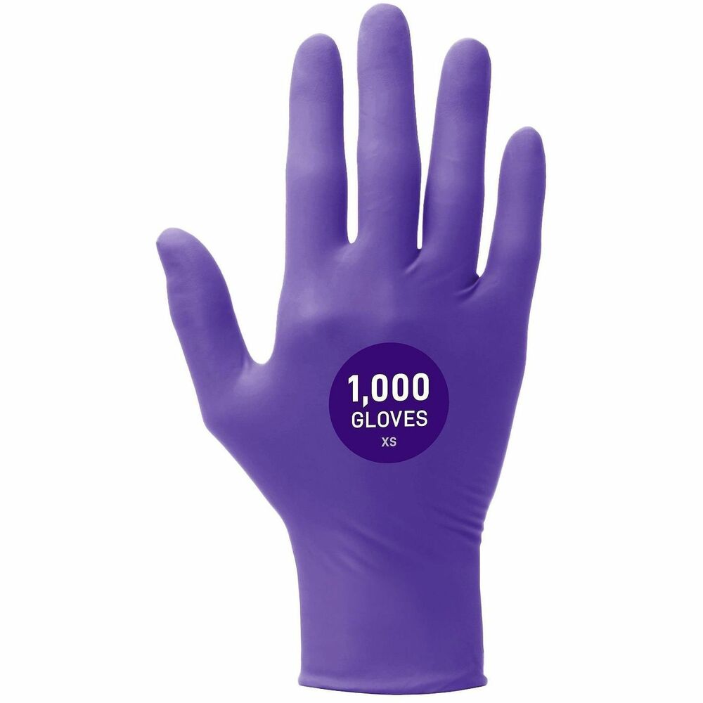 ANS55080CT - Purple Nitrile Exam Gloves are made from highly durable nitrile polymer and protect against incidental splashes. 5.9 mil thick nitrile gloves provide reliable protection. Because 9.5" long gloves are ambidextrous, you can quickly grab a single glove for either hand. Gloves are powder-free are not made with natural rubber latex. Textured fingertips improve grip and dexterity to better perform sensitive tasks. Beaded cuffs make gloves easier to don and prevent roll-down. Gloves are cleared for use in chemotherapy treatments and have an AQL of 1.0, exceeding the ASTM AWL 2.5 standard. Exam gloves can be recycled through The Right Cycle Program.
