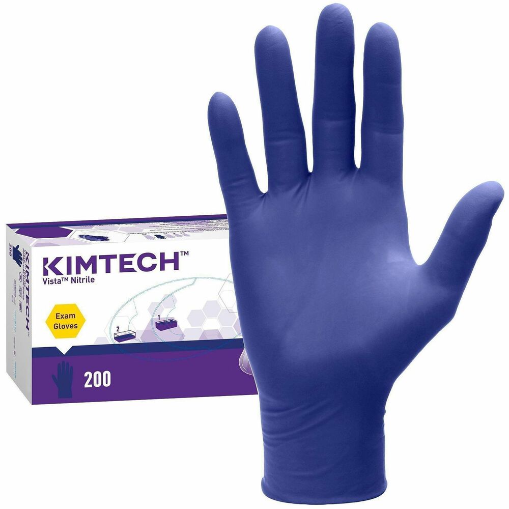 ANS62826 - Vista Nitrile Exam Gloves offer ultimate comfort and effective cleanliness. 4.3 mil thick nitrile gloves provide reliable protection. Because they're ambidextrous, you can quickly grab a single glove for either hand. The 9.5" long exam gloves are powder-free and are not made with natural rubber latex . They have an AQL of 1.5, exceeding the ASTM AQL 2.5 standard. Textured fingertips improve grip and dexterity to better perform sensitive tasks. Beaded cuffs make gloves easier to don and prevent roll-down. Gloves meet U.S. FDA regulations for food-contact applications and are tested for use with chemotherapy drugs. Exam gloves can be recycled through The Right Cycle Program.