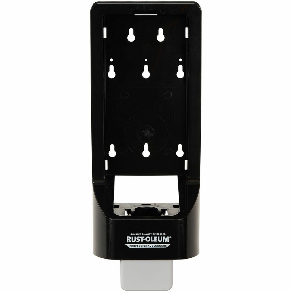 RST383464 - Professional Hand Cleaner Dispenser is designed to hold 1-gallon cartridges of Rust-Oleum Heavy-Duty Hand Soaps with pumice (not included). Dispenser effectively dispenses soap that removes industrial soils like grease, tar, carbon and more. Mounting kit is included.