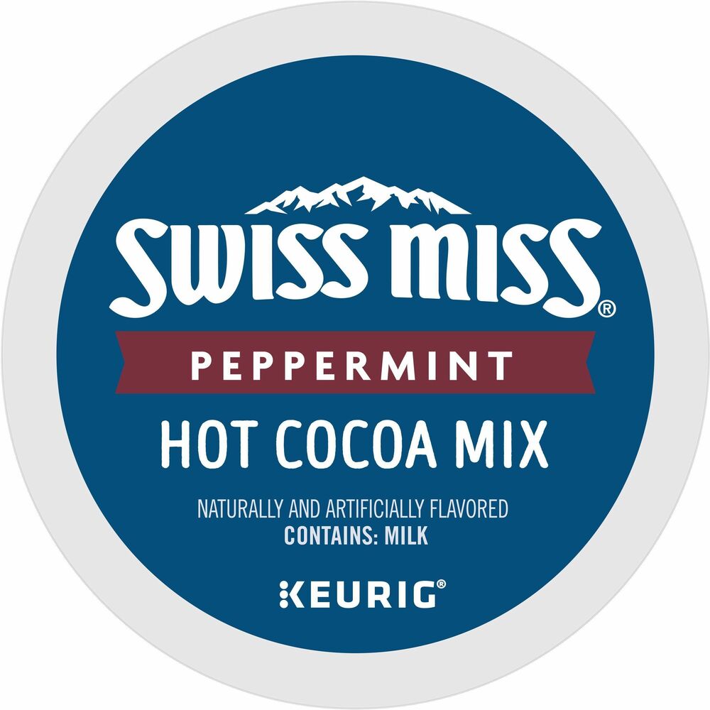 GMT8526CT - Add a little cheer to the season with Swiss Miss Peppermint Hot Cocoa. It's only here for a limited time so enjoy the wintry flavors and warm up from the inside out with the cool blend of peppermint flavor and creamy chocolate in this sweet, delicious cocoa. Use the 8 oz. setting to brew your hot cocoa that comes in airtight, recyclable K-Cups for single-cup brewing systems. K-Cups are easy to use. Simply shake and insert into your Keurig coffee brewer for a delicious cup.