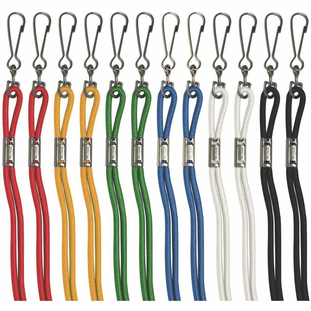CSI126ASST - Keep your whistle or name badge easily accessible with the Champion Sports Heavy-Duty Nylon Cord Lanyard. Constructed from durable nylon, these lanyards are designed to withstand daily use. The metal J-hook allows for quick and secure attachment, ensuring your items stay close at hand. Choose from an assorted pack of 12 lanyards containing 2 of each color (black, blue, gold, green, red, and white) or separate color packs of 12 lanyards in a single color. Sold on a display card. 