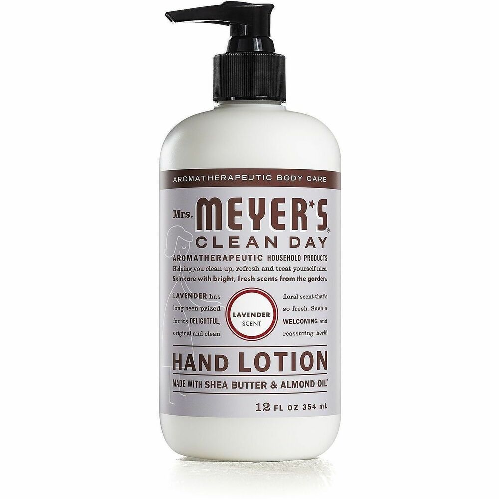 SJN686640 - Clean Day Lavender Hand Lotion moisturizes dry hands without leaving behind greasy residues while also providing soothing scents for your home. Apply to fully clean hands, feet, arms and more. Special formula is made with shea butter, almond oil, essential oils and other thoughtfully chosen infredients that soften dry hands. Lotion does not contain parabens or formaldehyde, and is always cruelty-free.