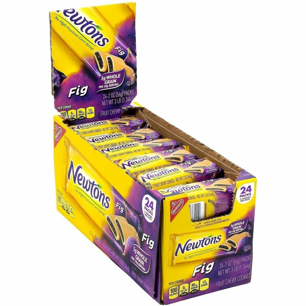 GRR22000462 - Fig Newtons bake real fruit into one-of-a-kind, chewy cookies for a delicious snack. Filling made from real fruit and chewy cookie containing no high-fructose corn syrup offers a healthy snacking alternative. Enjoy for breakfast on busy morning or with your tea or coffee. Keep individually wrapped cookies in your desk drawer, lunch box and more.