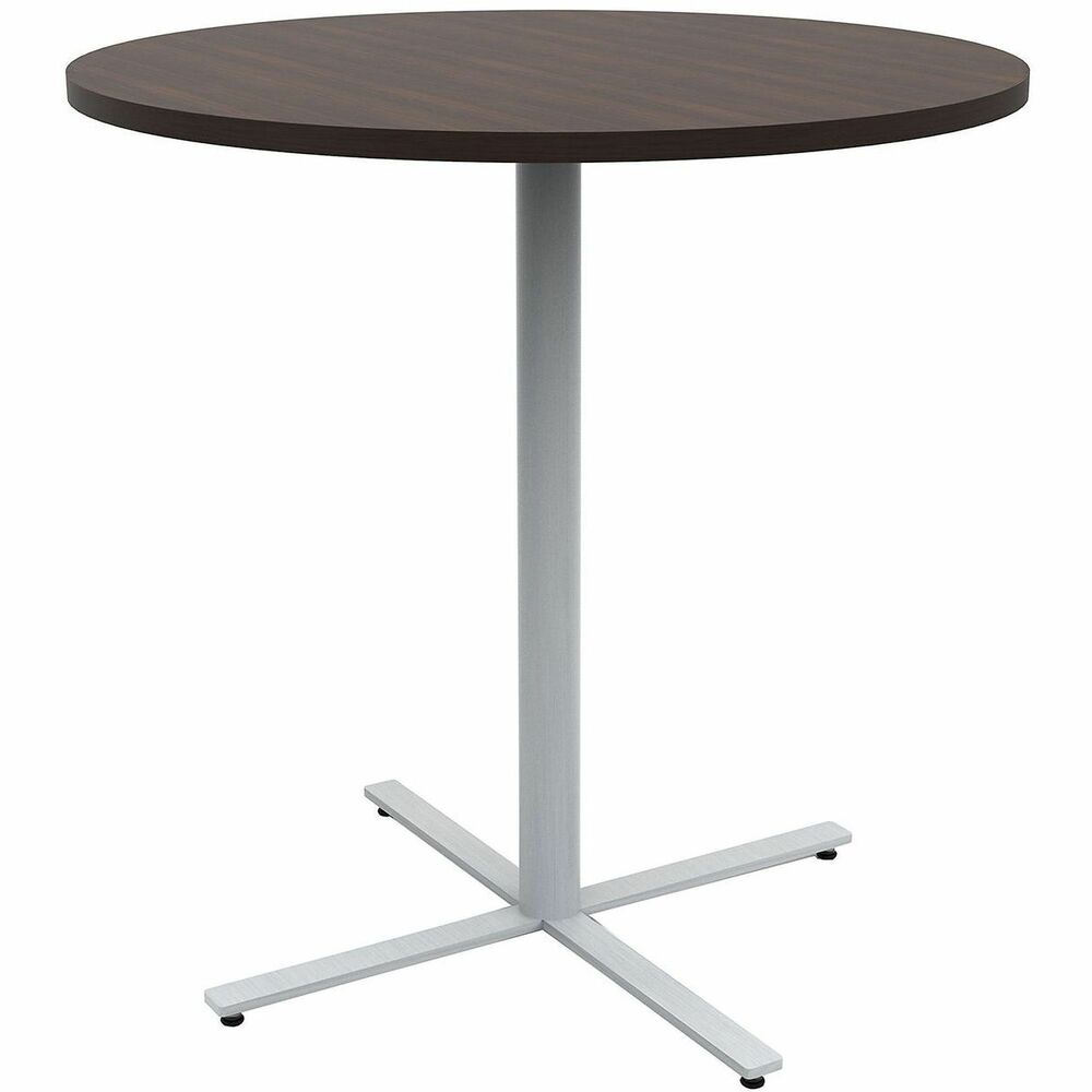 SAFJN42RDX42CWN - Jurni Bistro Table with Round Top perfectly blends modern sophistication with functional design. Designed with neutral aesthetic, this table lets you create both welcoming and practical cohesively styled environments. Durable, laminate table top and matching 3mm edge create a clean and seamless look that enhances any setting. Lightly textured table legs and base come with long-lasting, powder-coating finish that resist wear-and-tear. Easily pair with SAFCO bistro-height seating and stools for coordinated, modern high-top arrangements.   