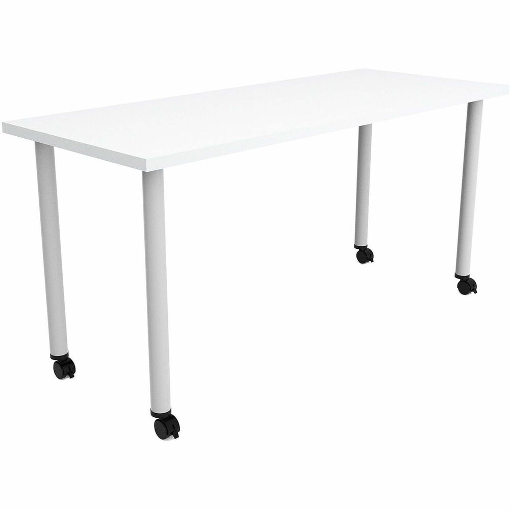 SAFJN6024FTCDWT - Jurni Multi-Purpose Table with Post Leg and Casters offers unmatched versatility to suit your ever-changing needs, combining style, functionality and adaptability. Neutral aesthetic easily integrates into diverse desk and office configurations to create cohesive and professional environments. Durable, laminate table top and matching 3mm edge seamlessly combine to create a sleek look that compliments any setting. Sturdy table legs and base come with long-lasting, powder-coating finish that ensures enhanced durability and long-lasting beauty. Smooth-rolling casters help you move effortlessly in dynamic work spaces. Optional power modules (sold separately) and robust accessories (sold separately) can customize to meet your unique needs. Tabletop measures 72" W x 24" D and 1.13" thick.   