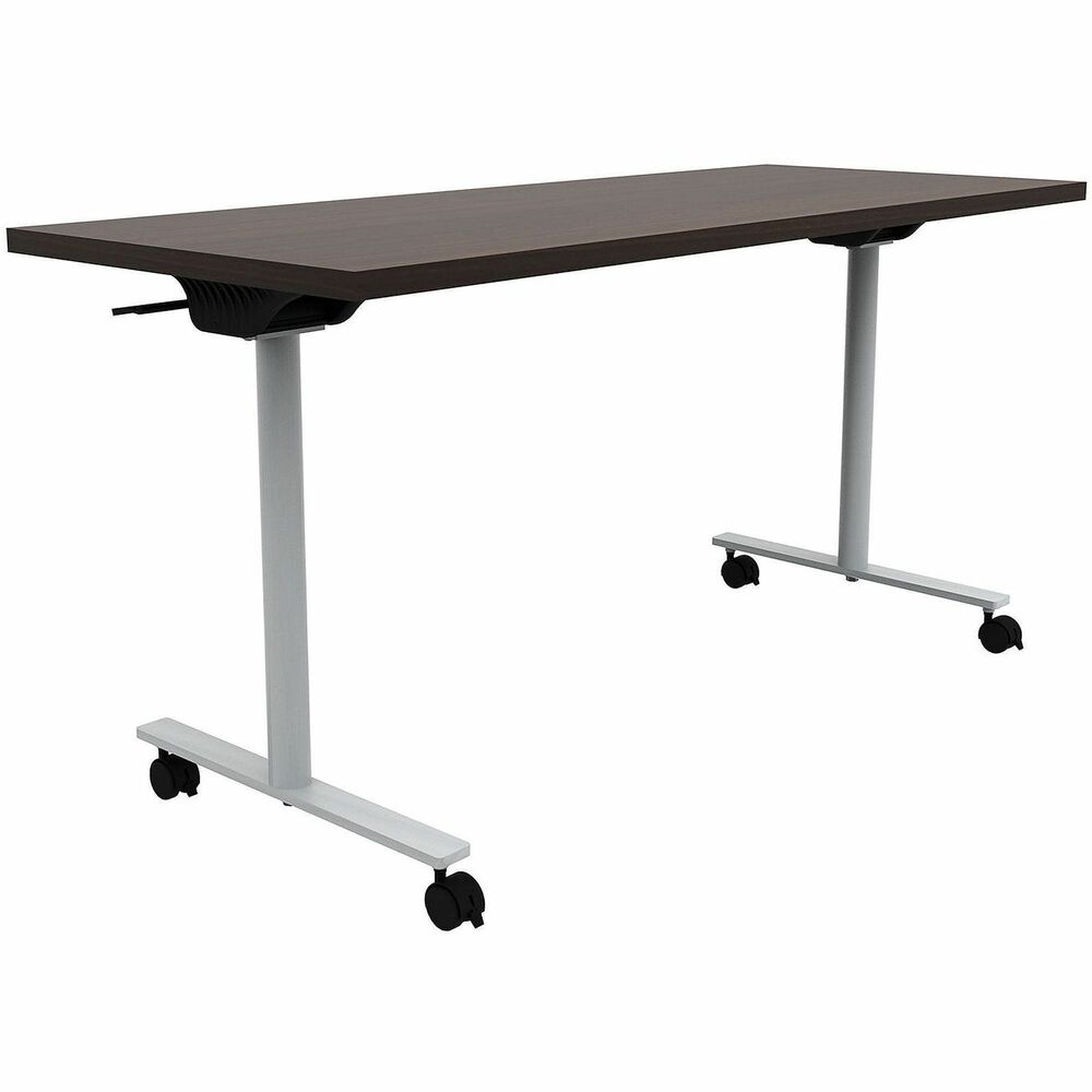 SAFJN7224FPCWN - Jurni Flip Table with Casters perfectly combines flexibility, functionality and style to meet the dynamic need of modern spaces. Clean, neutral aesthetic effortlessly enhances cohesive designs in classroom, training rooms and other collaborative work spaces. Innovative flip-top design and T-leg base offer exceptional nesting capabilities for easy storage and reconfiguration in changing environments. Durable, laminate table top and matching 3mm edge create a seamless and polished look while providing lasting durability. Sturdy table legs and base come with long-lasting, powder-coating finish that ensures long-term resilience and sleek appearance. Smooth-rolling casters let you move freely with minimal effort. Optional power modules (sold separately) and robust accessories (sold separately) can customize to meet your unique needs. Tabletop measures 72" W X 24" D and 1.13" thick.