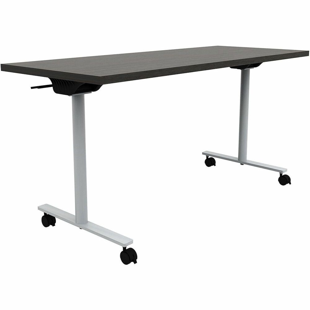 SAFJN7224FPANT - Jurni Flip Table with Casters perfectly combines flexibility, functionality and style to meet the dynamic need of modern spaces. Clean, neutral aesthetic effortlessly enhances cohesive designs in classroom, training rooms and other collaborative work spaces. Innovative flip-top design and T-leg base offer exceptional nesting capabilities for easy storage and reconfiguration in changing environments. Durable, laminate table top and matching 3mm edge create a seamless and polished look while providing lasting durability. Sturdy table legs and base come with long-lasting, powder-coating finish that ensures long-term resilience and sleek appearance. Smooth-rolling casters let you move freely with minimal effort. Optional power modules (sold separately) and robust accessories (sold separately) can customize to meet your unique needs. Tabletop measures 72" W X 24" D and 1.13" thick.