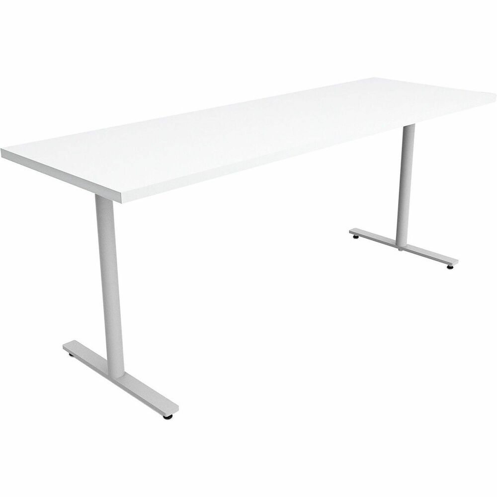 SAFJN7224FXGDWT - Jurni Multi-Purpose Table with T-Leg and Glides offers style, flexibility and function designed to meet the demands of modern work spaces. Neutral aesthetic easily creates create cohesively designed environments to adapt to most desk and office configurations. Durable, laminate table top and matching 3mm edge seamlessly combine to create a sleek look to complement any setting. Lightly textured legs and base come with powder-coating finish and glide feet to ensure long-lasting beauty and stable placement on most floor surfaces. Optional power modules (sold separately) and robust accessories (sold separately) can customize to meet your unique needs. Tabletop measures 72" W x 24" D and 1.13" thick.