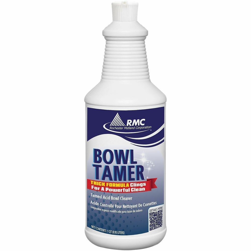 RCM11811214 - Thickened, tamed-acid cleaner effectively cleans, descales, derusts and polishes toilet bowls, showers and more. Foaming cleaning solution matches powerful, traditional hydrochloric acid cleaners. However, unique added ingredients 'tame' potential harm for both product users and those who come in contact with affected surfaces for safer cleaning. Use to clean shower rooms, restrooms and other large areas. Cleaner leaves behind refreshing, floral scent.