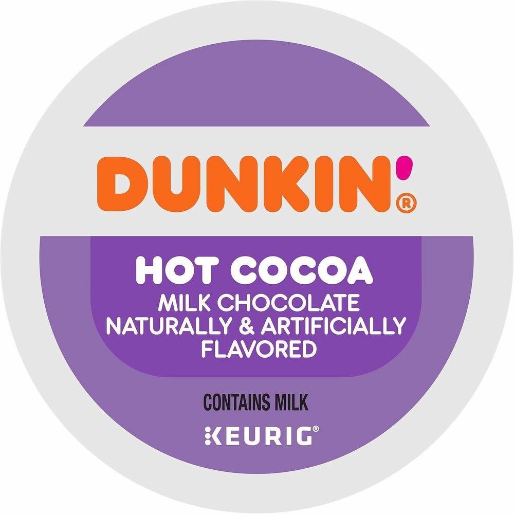GMT1261CT - Cozy up to the warm, chocolatey taste of Dunkin' Hot Cocoa. Brew yourself a cup and enjoy the great taste of Dunkin' at home. Naturally and artificially flavored, milk chocolate comes in airtight, recyclable K-Cups for single-cup brewing systems. K-Cups are easy to use. Simply shake and insert into your Keurig brewer for a delicious cup of comfort.