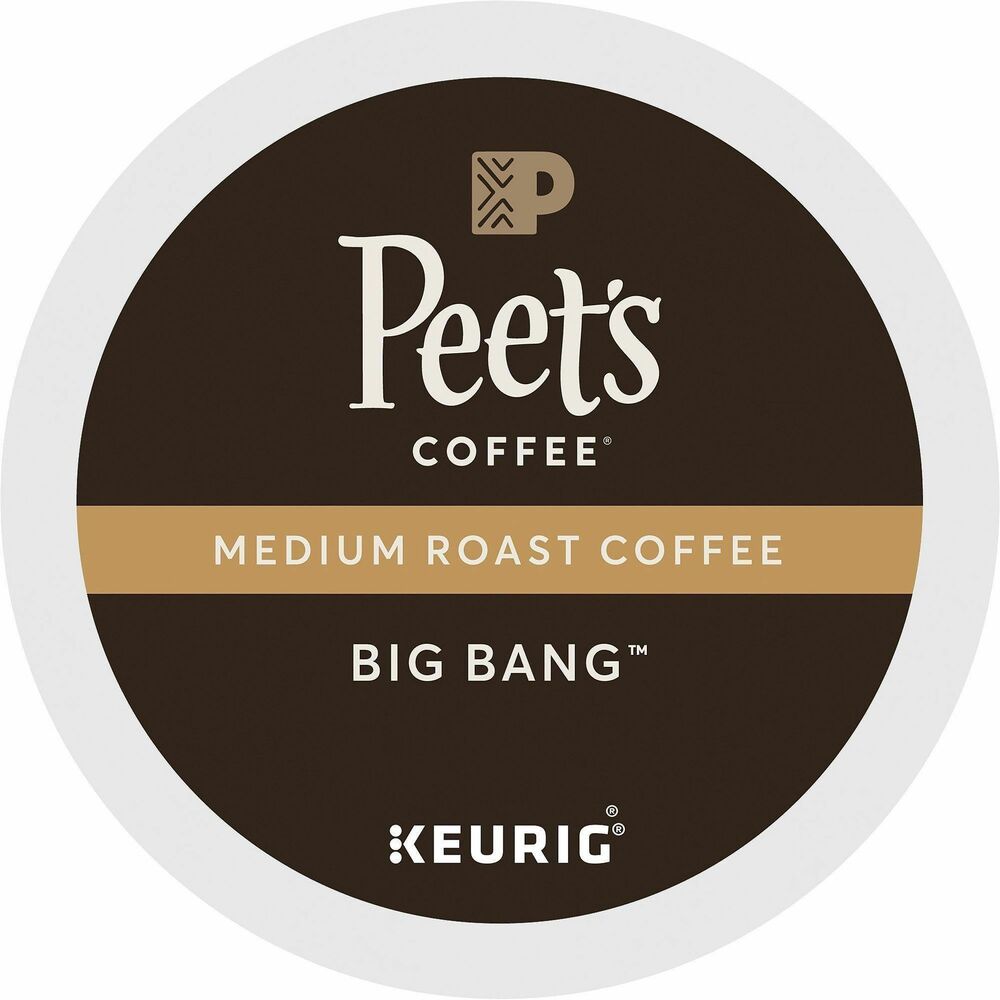 GMT2407CT - Peet's Coffee Big Bang offers a brilliant blend with Peet's Ethiopian Super Natural roasted to bright, sweet, medium-bodied perfection. It delivers a vibrant blast of tropical fruitiness. Medium roast is made using only the world's finest coffees and roasting each batch by hand to achieve the richest, most flavorful cup. It is made with 100 percent Arabica beans. Caffeinated coffee comes in airtight, recyclable K-Cups for single-cup brewing systems. K-Cups are easy to use. Simply shake and insert into your Keurig coffee brewer for a delicious cup of coffee.