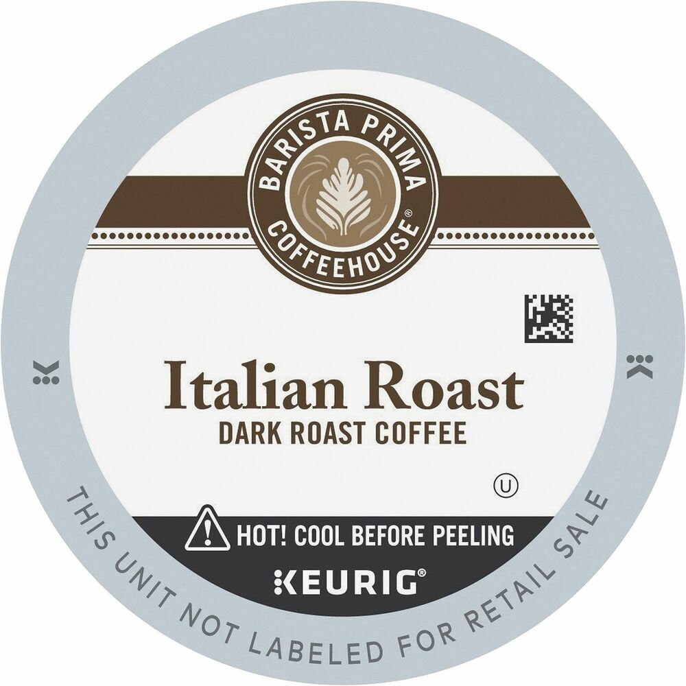 GMT8500CT - This rich, heavy-bodied cup with its ripe fruit and berry notes epitomizes the time-honored Italian tradition of dark-roasted coffeehouse brews. Bold yet ideally balanced, with a subtle hint of smokiness and a sweet, clean finish, this Italian Roast is a hearty and flavorful testament to the art of dark roasting. Its uniquely potent flavor profile has been masterfully crafted to occupy a special niche between the bright, bold taste of Barista Prima's Colombia offering and the intense, smoky-sweet essence of French Roast. A discriminatingly versatile cup is the ideal accompaniment to sunrise or the perfect ending to an unforgettable meal. Dark-roast, caffeinated coffee comes in airtight, recyclable K-Cups for single-cup brewing systems. K-Cups are easy to use. Simply shake and insert into your Keurig coffee brewer for a delicious cup of coffee.   