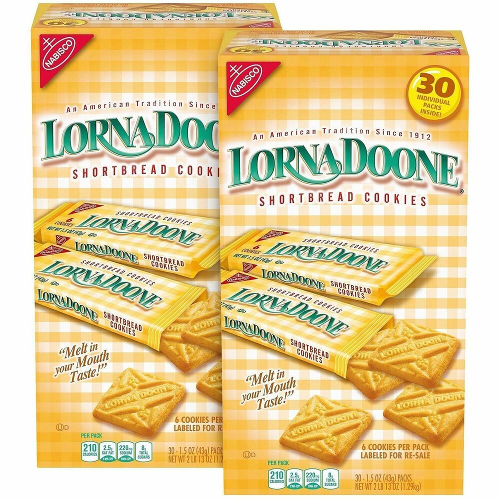 GRR60004093 - Experience sweetness in small bites with Nabisco Lorna Doone Shortbread Cookies. Sweet, rich shortbread cookies melt in your mouth and are full of irresistible flavor. Individually portioned packages offer ultimate convenience. Share with family, friends and even coworkers for sweet treat anytime, anywhere.