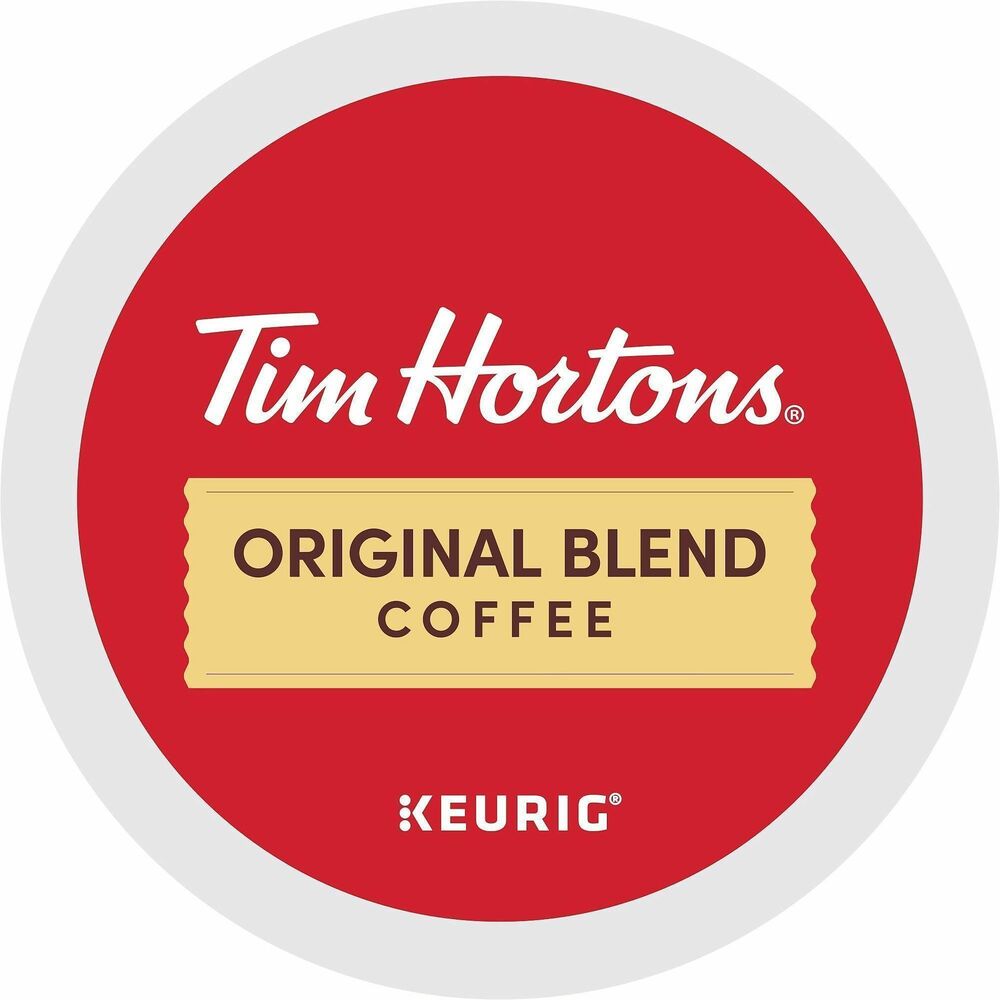 GMT1281 - Tim Hortons Original Blend Coffee uses a unique blend of 100 percent Arabica beans to deliver perfectly balanced, medium-bodied coffee with a smooth finish. Carefully selected beans from renowned growing regions are blended and roasted with care for consistent taste every time. K-Cup pods are Orthodox Union Kosher for those following kosher practices.