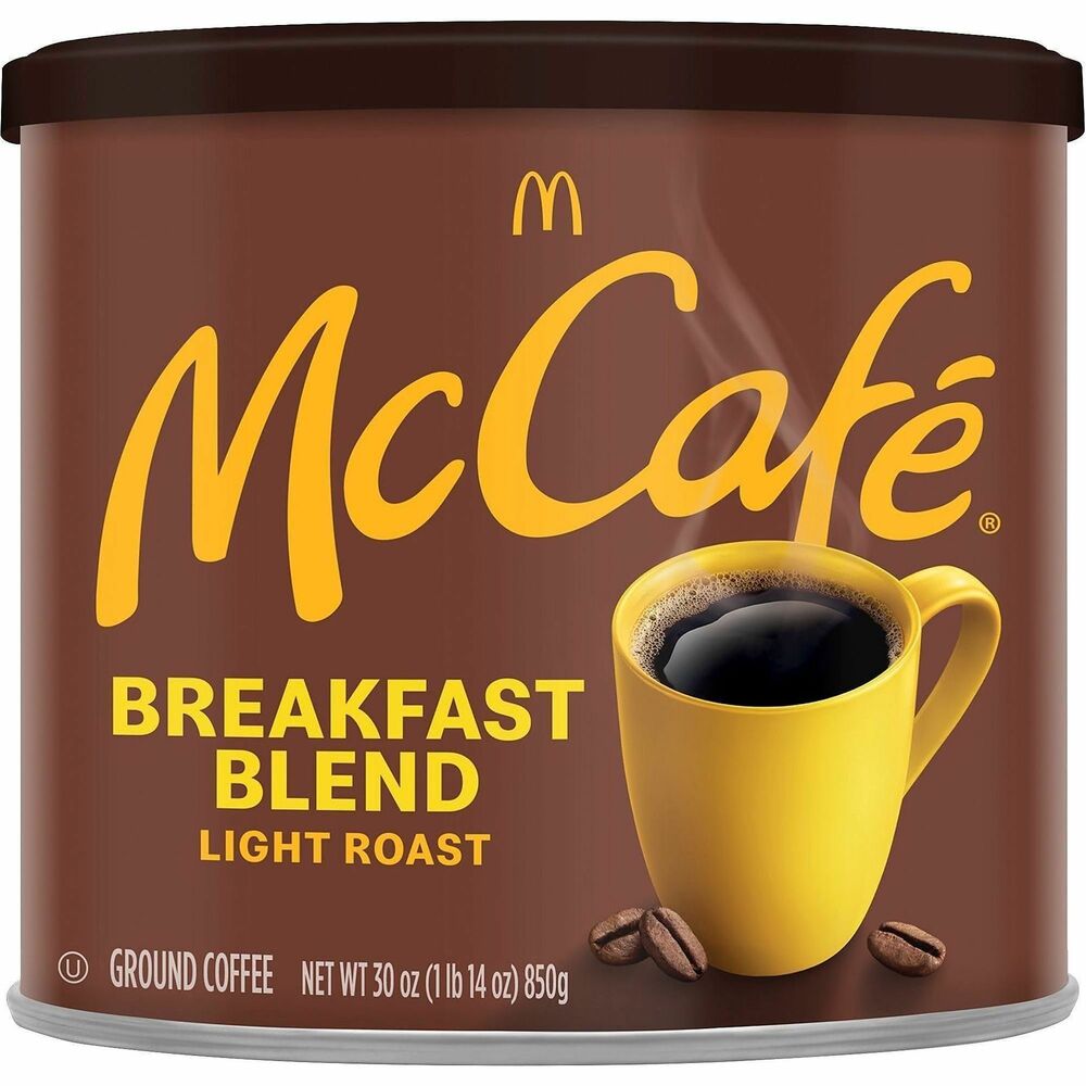 GMT7152 - Let the enticing aromas and bright, lively flavors of McCafe Breakfast Blend awaken your senses. Rich, vibrant blend features citrusy flavors and toasty aromas in each sip for the perfect wake-me-up. Light-roast coffee comes made with 100 percent Arabica coffee beans and is Certified Orthodox Union Kosher for those following kosher practices.