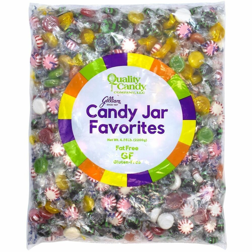 GRR21000052 - When you just can't decide which delicious candy to order, this bulk assortment has the perfect solution. It includes a mix of all the classics, such as Peppermint Starlights, Choco-Starlights, Spi-C-Mints, Butterscotch, Watermelon, Mango, Coconut and Pineapple Discs. Each piece is individually wrapped for freshness. With approximately 90 pieces per lb., this assortment is ideal for refilling candy bowls or candy jars at home or in the office.