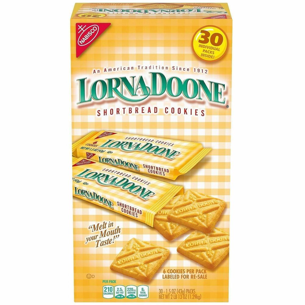 GRR22001042 - Lorna Doone Shortbread Cookies deliver sweetness in small, shareable bites. These classic cookies have been enjoyed by Americans for more than 100 years. Sweet, crispy and full of flavor, Lorna Doone Cookies may quickly become a favorite in your household.