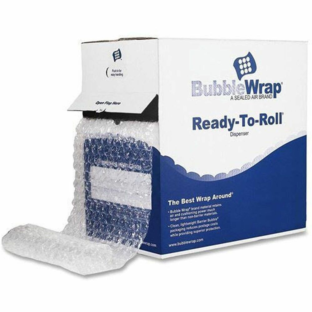 SEL100027743 - With Bubble Wrap cushioning, tightly sealed air pouches retain their air and cushioning power much longer than nonbarrier materials for a high level of protective qualities. Lightweight design keeps your postage costs at a minimum for cost-saving protection. Use this cushioning material to create less waste by avoiding mess, excessive wraps and void fill. Bubble wrap is perforated every 12" for quick access.