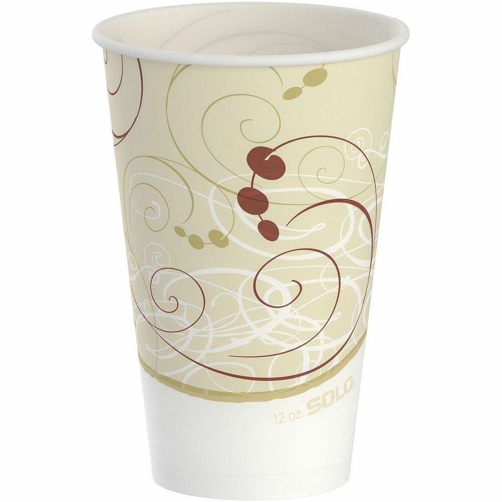 SCCR12NJ8000 - Waxed paper cups offer superior water-resistance and improved portion control to conveniently handle your cold beverage needs. Double-sided, poly cups deliver reliable performance that's perfect for extended use. Superior moisture-resistance protects the cup walls from weakening. Cup is designed for Solo 12 oz. Clear Polystyrene Flat Lid with Straw Slot and Identification Buttons, and Solo 12 oz. PET Plastic Dome Lids (sold separately).