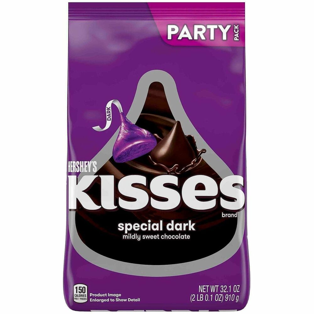 GRR24600419 - Delight yourself with the indulgent taste of Hershey's Special Dark Chocolate Kisses. Each chocolate delivers sweet, rich and instantly recognizable flavor. Individually portioned-and-wrapped chocolates make sharing and snacking on-the-go easy.