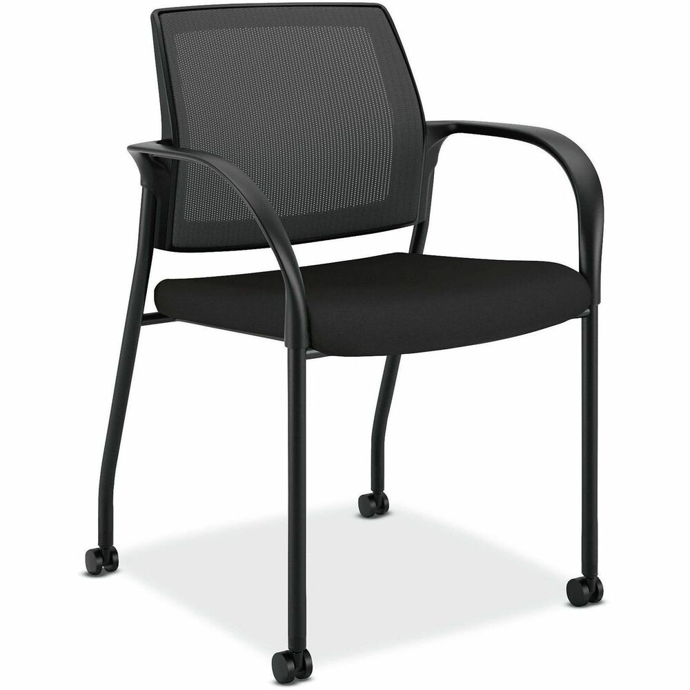 HONIS107HIMCU10 - Ignition Stacking Chairs provide the perfect multifaceted seating solution for multipurpose areas. Four-way stretch mesh back makes even the longest meetings easier, and foam seat cushioning delivers all-day comfort. When you need more floor space, lightweight four-leg frame stacks up to four high. All-surface casters move as fast as you can, making rearranging a task for one. Sturdy base supports up to 300 lb.