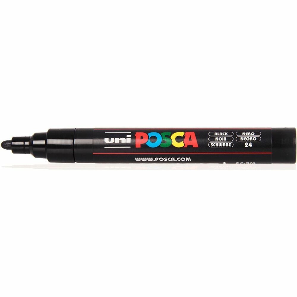 UBC319392000 - Uncap your imagination with POSCA PC-5M Water-Based Paint Markers. Specialty markers suit all types of users, from artists and creative professionals, to hobbyists and decorators, to surfers and skaters. Reversible, medium 1.8-2.5mm tip ensures clear and precise paint lines with beautiful color. Dilute, mix or blend inks to create stunning effect for your projects - both indoors and outdoors. POSCA paint ink is permanent on porous surfaces and erasable on most smooth, nonporous materials/surfaces. Everyday creatives and budding artists use these paint markers for coloring, line drawing, ornamentation and more. Specialty neon colors include: F2 Yellow, F4 Orange, F13 Pink and F15 Red. 
