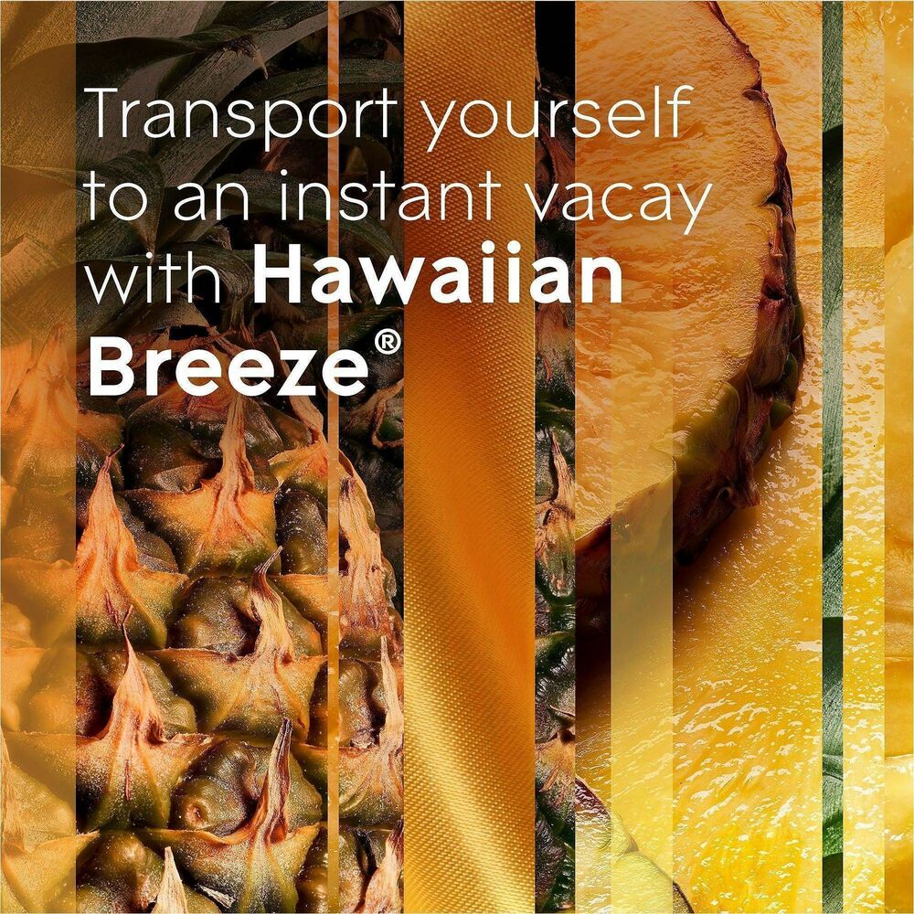 SJN375664CT - Enjoy island vibes in the comfort of your home with Plugins Scented Oil in the Hawaiian Breeze scent. Experience delightful scent, crafted by master perfumers, with notes of ripe pineapple, hibiscus and peach nectar. Scented oil contains no parabens, phthalates, nitro musk or formaldehydes. Change the mood with two times the adjustability of previous warmers. To use, simply remove caps and insert into your PlugIns warmer. Plug warmers into an outlet and adjust to your preferred level of fragrance.   