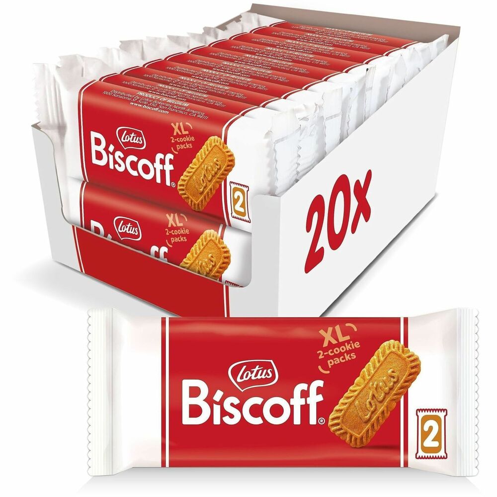 LTB53613 - Indulge in delicious cookie goodness with Lotus Biscoff Cookie Twin Packs. Individually wrapped cookie twin packs allow for easy snacking while on-the-go, and ensure cookies don't lose their crunchiness over time. Cookies contain no artificial colors, flavors or preservatives and are 100-percent vegan. Keep in office breakrooms, coffee shops, restaurants and more.