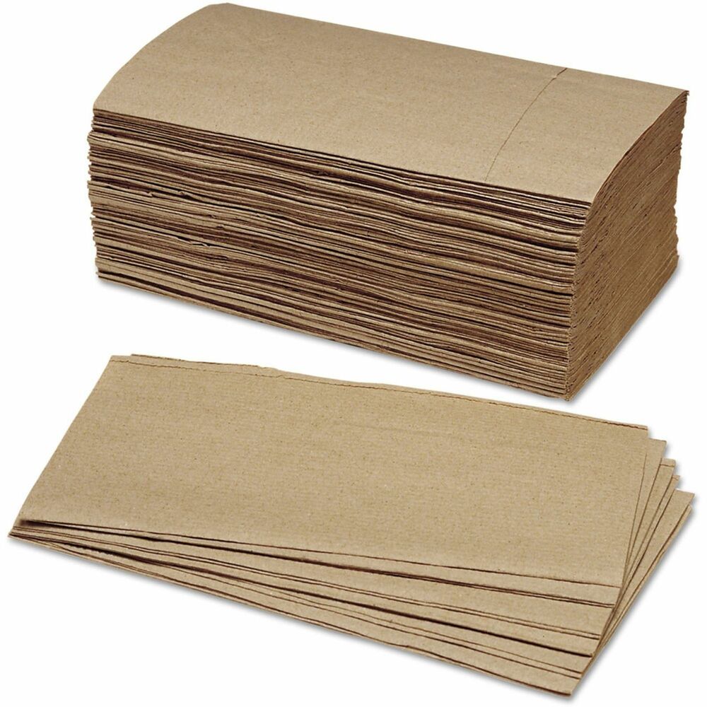NSN0556134 - Environmentally preferable paper towels offer a 5-3/8" deep single fold so they work well in single-fold bathroom towel dispensers. Towels are made with chlorine-free process so they are better for the environment. Each bundle includes 250 towels.