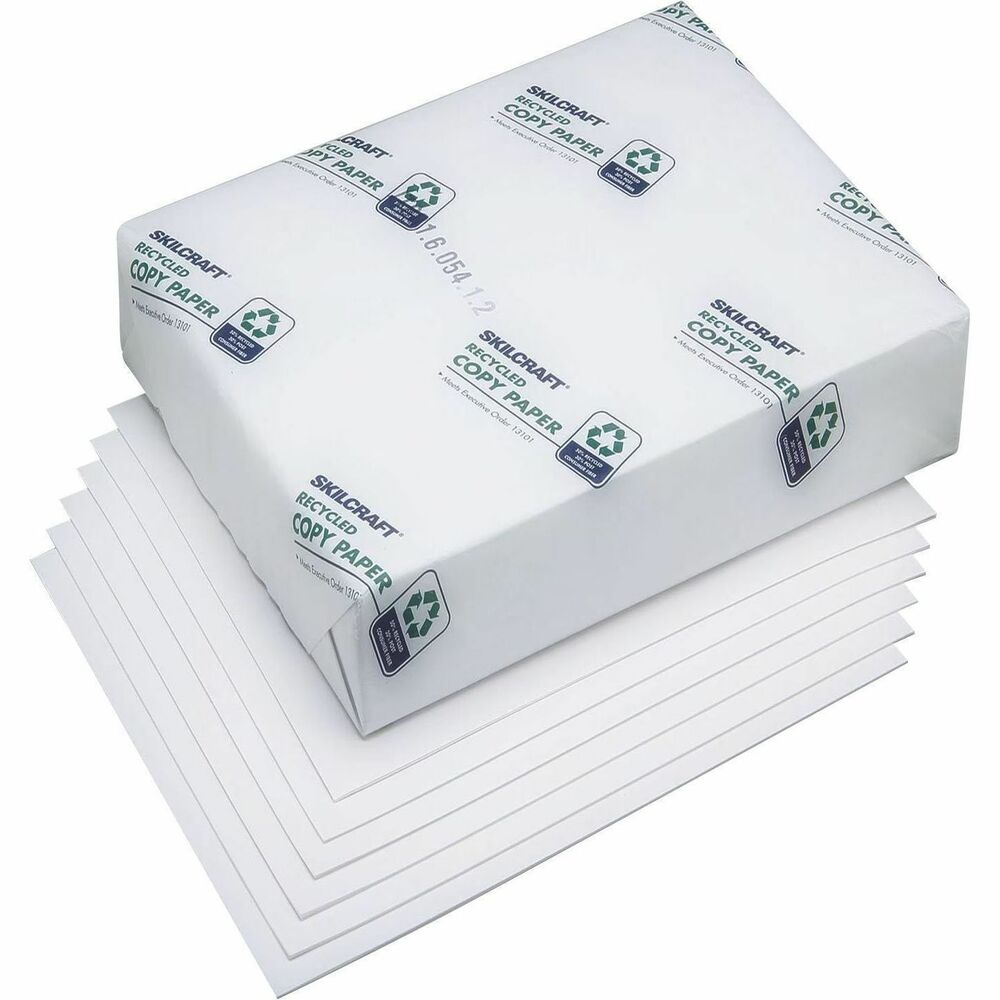 NSN3649488 - Experience crisp, nontransparent images when using your inkjet printer with this dual-purpose Bond Copy Paper. Create documents with dual-sided laser, high-speed offset and letterpress printing, writing and high-speed copying. It is compatible with casual applications, but not suitable for halftone reproduction on letterpress. Acid-free copy paper contains 30 percent post-consumer waste. It meets Executive Orders 13514 and 13423 and JCP G-10. 