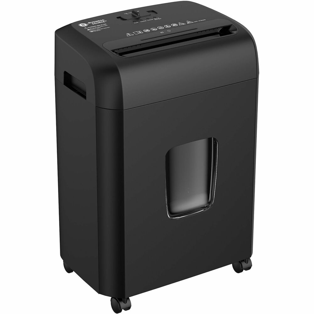 BSN70130 - With a P-4 Security Level, this cross-cut shredder helps protect confidential details on discarded documents for small offices or home use. Its stacked cutting mechanism shreds more than 16 sheets into confetti in one pass so they fall into a convenient, 5.3-gallon bin. You won't have to bother removing staples. The paper shredder can shred staples as well as credit cards.